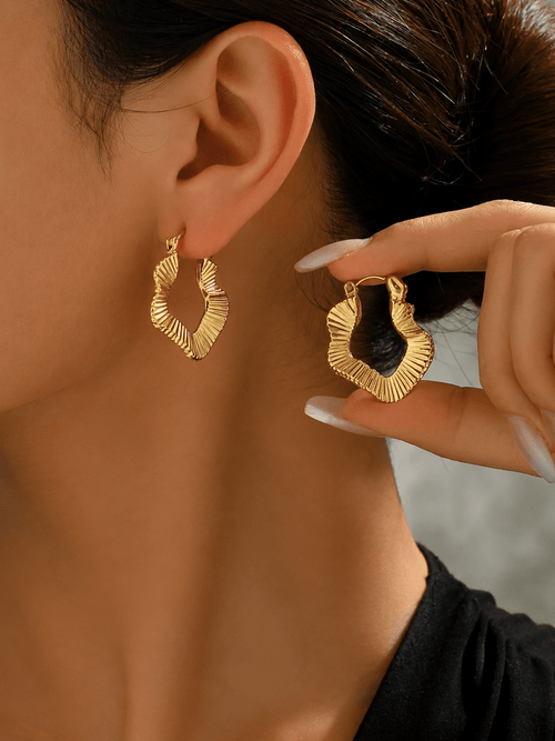 avéline auréa earrings - AvélineChampagne Gold