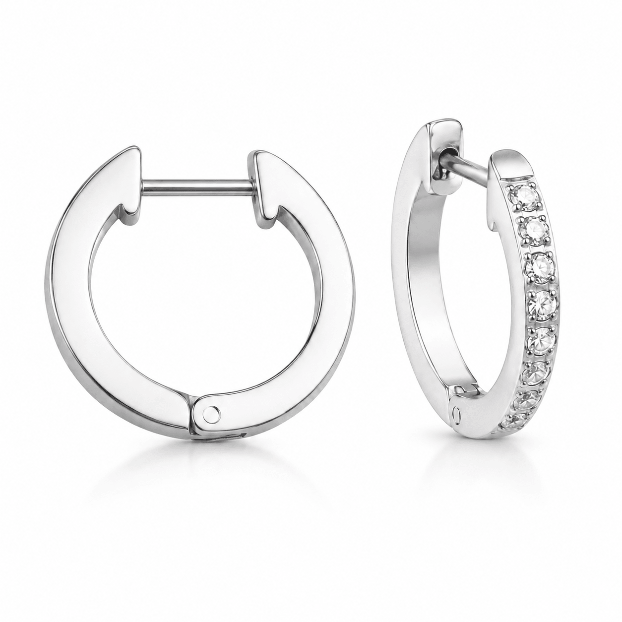 avéline éclat hoops - AvélineMoon Silver